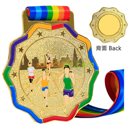 跑步金屬獎牌紀念品
