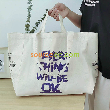 禮品訂造手提帆布袋廣告棉布袋印花購物袋帆布包紀念品