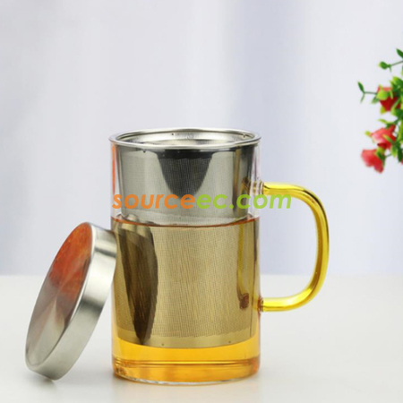 禮品訂造玻璃泡茶杯紀念品