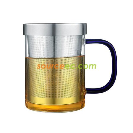 禮品訂造玻璃泡茶杯紀念品