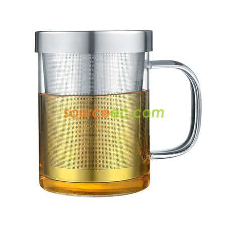 禮品訂造玻璃泡茶杯紀念品