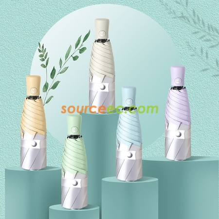 禮品訂造五摺手動縮骨遮紀念品