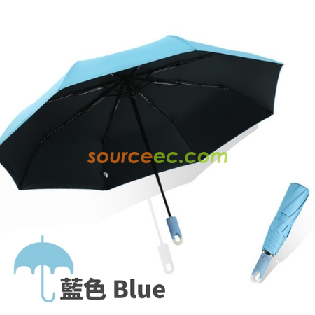 禮品訂造環扣自動三折雨傘紀念品