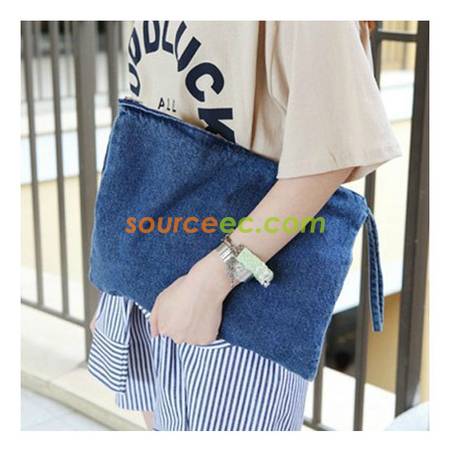 禮品訂造牛仔布手拿包紀念品