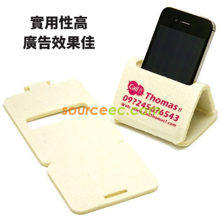 禮品訂造毛氈手機架紀念品
