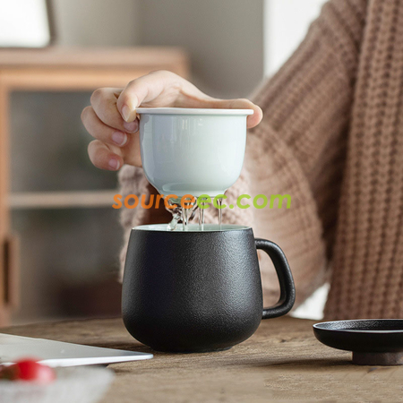 禮品訂造泡茶陶瓷杯紀念品