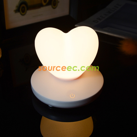 禮品訂造USB充電矽膠LED護眼小夜燈紀念品