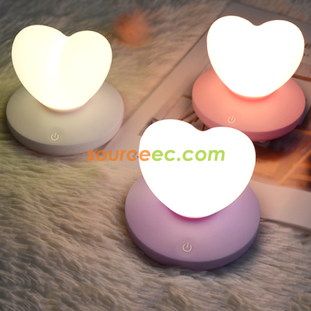 禮品訂造USB充電矽膠LED護眼小夜燈紀念品