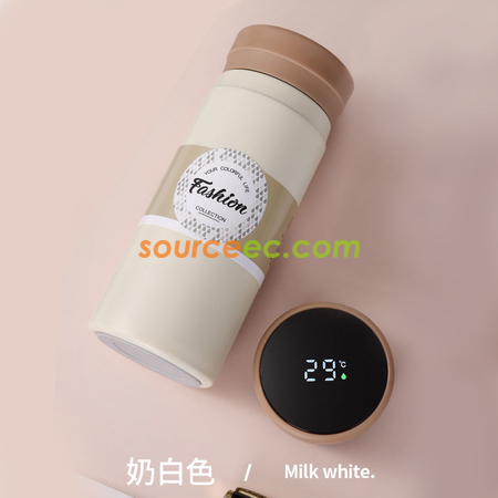 禮品訂造200ML 智慧真空保溫杯便攜小容量口袋杯情侶可愛杯子時尚禮品杯紀念品