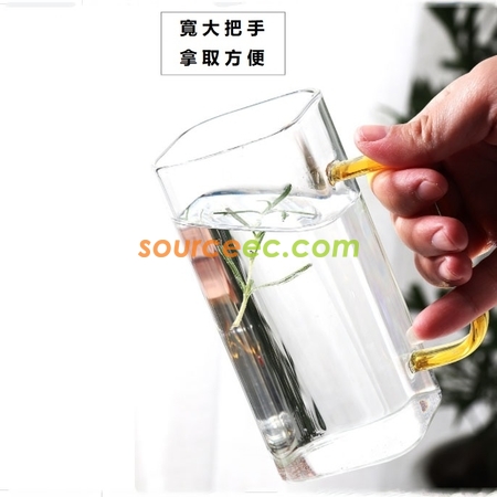 禮品訂造方形耐熱玻璃杯紀念品