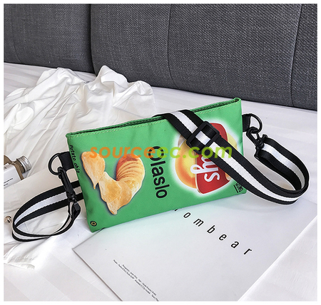 禮品訂造彩印斜挎袋紀念品
