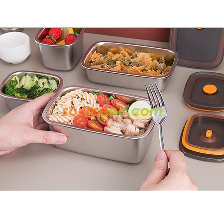 禮品訂造不銹鋼冷藏密封餐盒紀念品