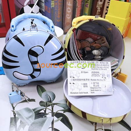 禮品訂造可愛虎錢罌紀念品