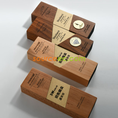 禮品訂造實木獎座紀念品
