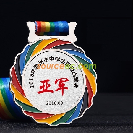 禮品訂造點漆彩色獎牌紀念品