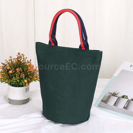禮品訂造圓桶手提帆布包紀念品