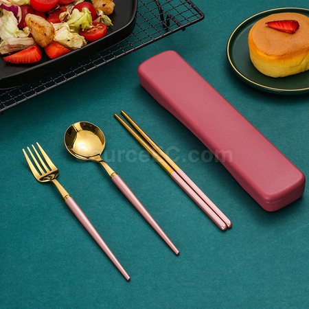 禮品訂造不鏽鋼餐具套裝紀念品