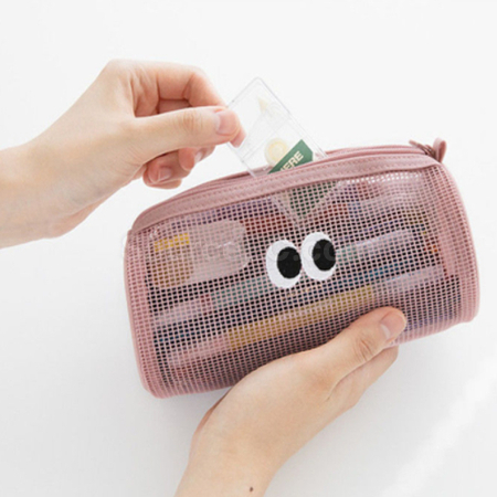 禮品訂造可愛卡通網眼筆袋紀念品