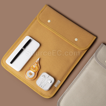 禮品訂造簡約帆布電腦內膽包紀念品