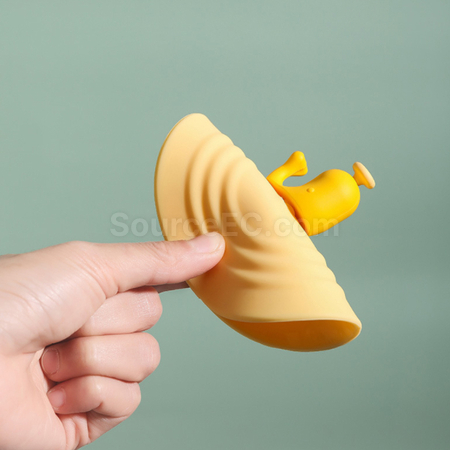 禮品訂造可愛鯨魚矽膠杯蓋紀念品