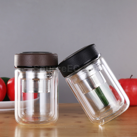 禮品訂造雙層玻璃杯紀念品