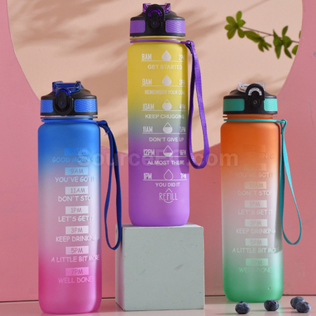 禮品訂造1000ML磨砂便攜水樽紀念品
