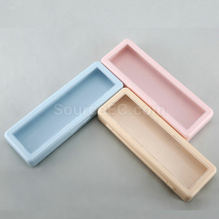 禮品訂造透明翻蓋禮品文具收納盒紀念品