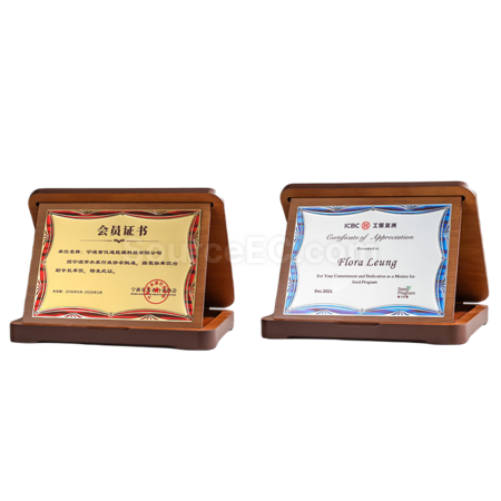 禮品訂造可折疊木質獎牌紀念品
