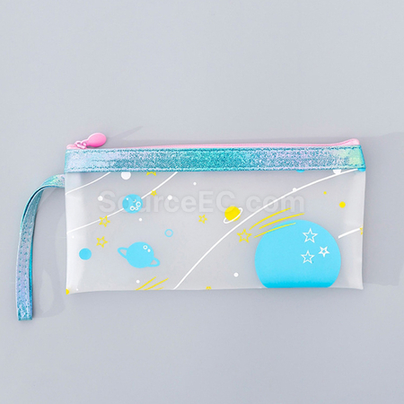 禮品訂造果凍膠拼色筆袋紀念品