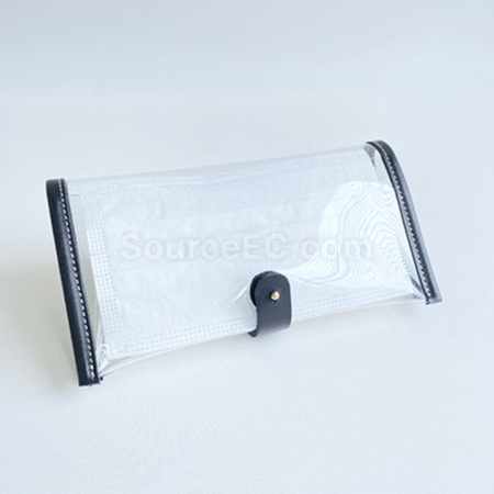 禮品訂造日式透明PVC口罩收納袋紀念品