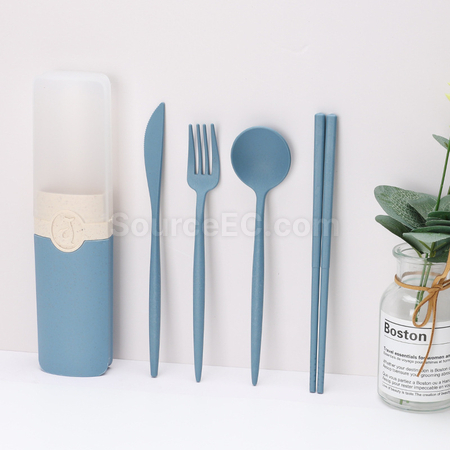 禮品訂造麥稈餐具套裝紀念品