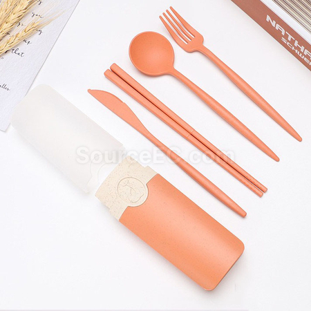 禮品訂造麥稈餐具套裝紀念品