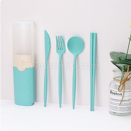 禮品訂造麥稈餐具套裝紀念品