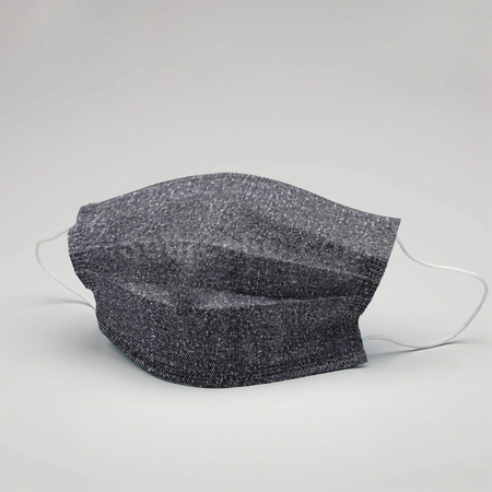 禮品訂造牛仔色平面口罩紀念品