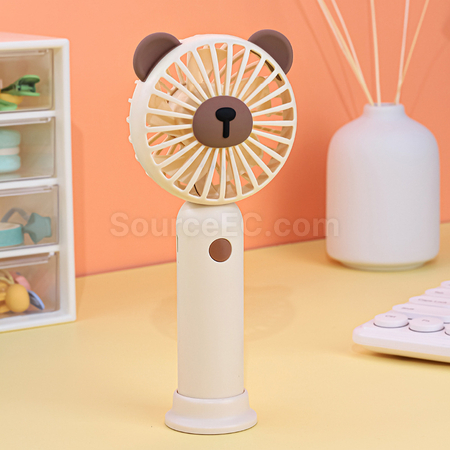 禮品訂造小熊可擕式風扇紀念品