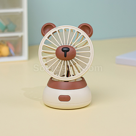 禮品訂造小熊可擕式風扇紀念品