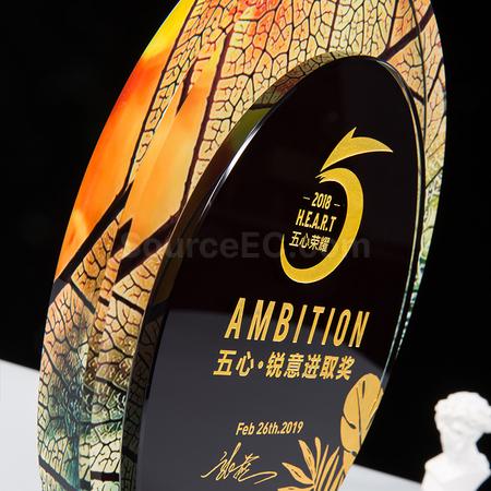 禮品訂造創意水晶獎座紀念品