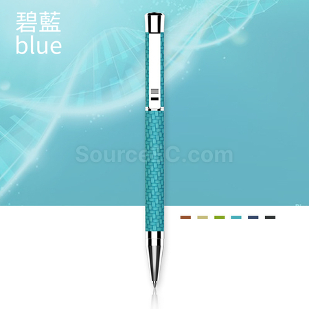 禮品訂造PU皮質按壓原子筆紀念品