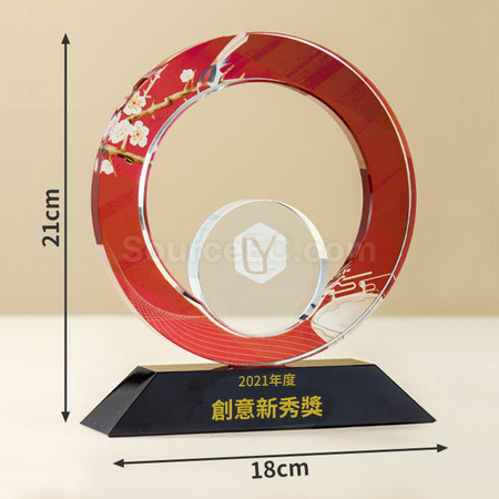 禮品訂造水晶獎座紀念品