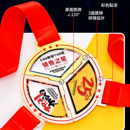 禮品訂造組合金屬獎牌紀念品