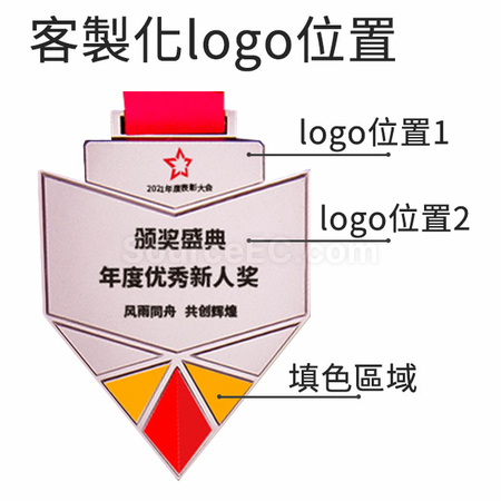 禮品訂造組合金屬獎牌紀念品