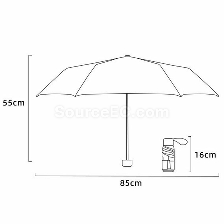禮品訂造卡包六摺防曬傘紀念品