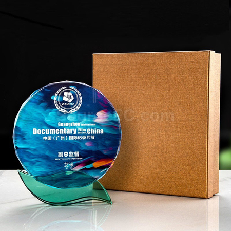 禮品訂造水晶獎座紀念品