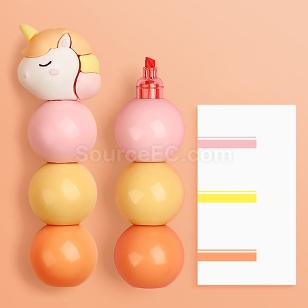 禮品訂造獨角獸熒光筆紀念品