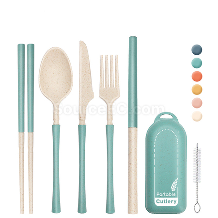 禮品訂造麥稈餐具套裝紀念品