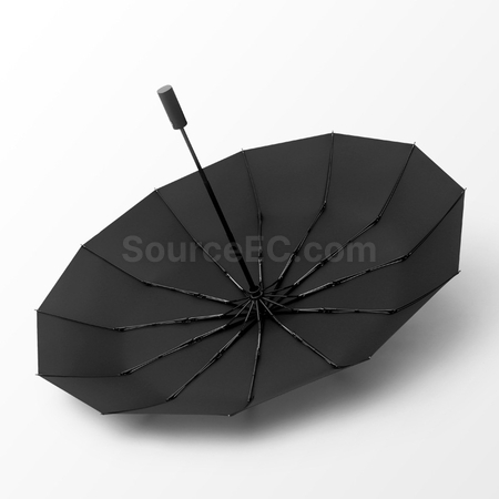 禮品訂造強抗風12骨三摺雨傘紀念品