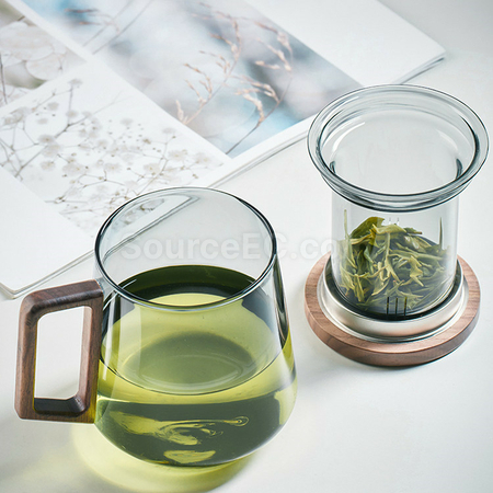 禮品訂造泡茶玻璃杯紀念品