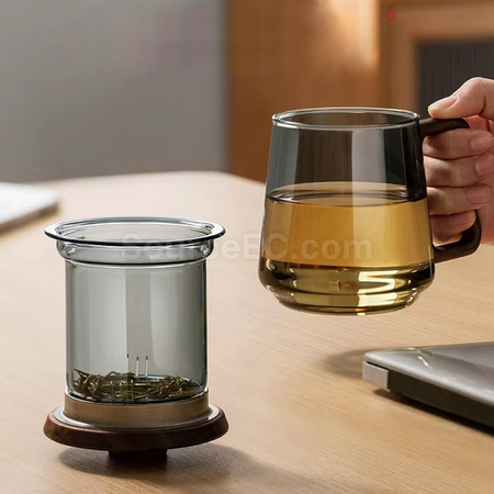 禮品訂造泡茶玻璃杯紀念品