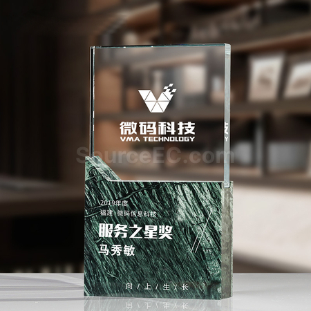 大理石創意水晶獎座