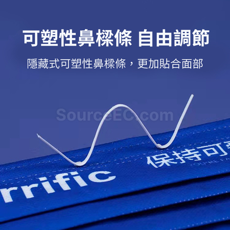 禮品訂造克萊因藍一次性口罩紀念品
